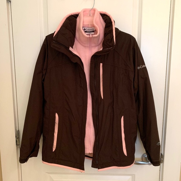 Columbia Youth Interchange Waterproof Bugaboo Jacket Size 14/16 - Picture 1 of 14